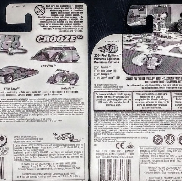 Hot Wheels Lot 6 Batmobiles - Picture 7 of 8